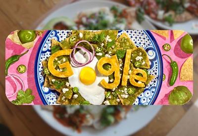 Google celebra os chilaquiles em seu Doodle