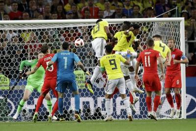 Colômbia e Inglaterra fazem um dos jogos mais emocionantes da rodada