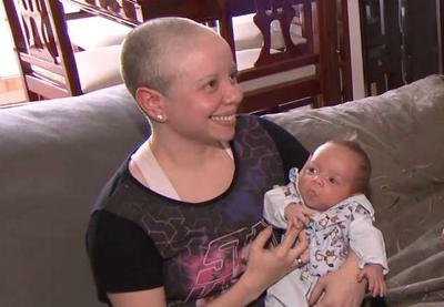 Com câncer, mãe luta contra síndrome rara e dá à luz primeiro filho