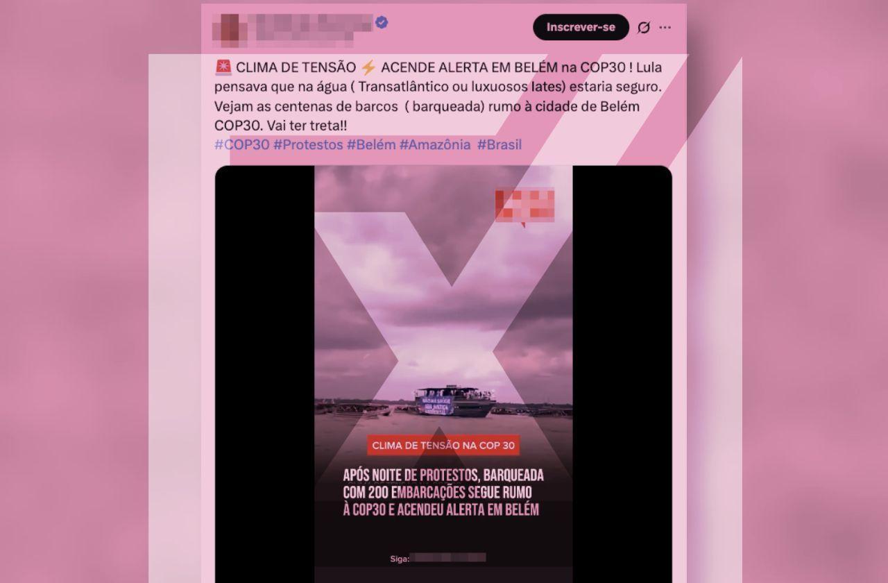 Barqueata em Belém foi protesto pacífico por causas climáticas