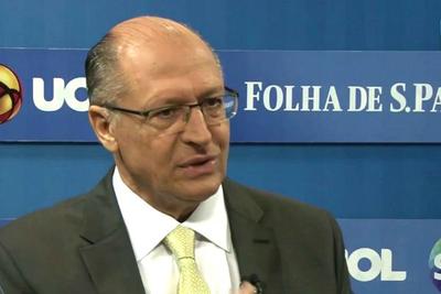 Confira momentos da sabatina com o candidato à Presidência Geraldo Alckmin