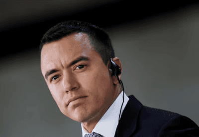 Presidente do Equador, Daniel Noboa, sofre atentado durante evento na província de Cañar