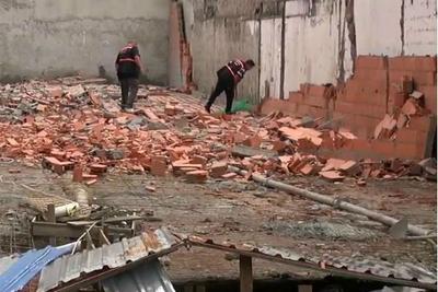 Desabamento de muro mata dois homens que trabalhavam na construção