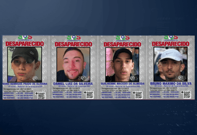 Polícia busca quatro jovens desaparecidos há quase uma semana em Santa Catarina