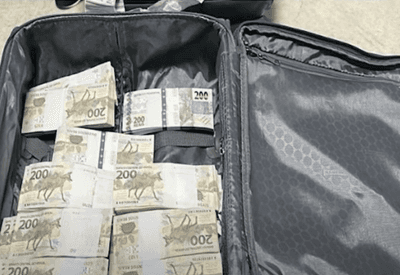 PF apreende mais de R$ 1,2 milhão em mala no Aeroporto de Brasília