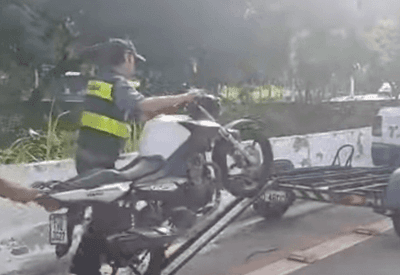 Prefeitura de São Paulo apreende motos usadas em transporte irregular de passageiros