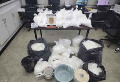 Polícia civil apreende 160 quilos de cocaína em Campinas (SP)