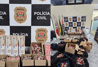Polícia prende três suspeitos e fecha fábrica clandestina de anabolizante em SP