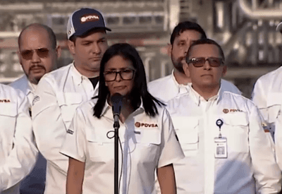 “Não devemos ter medo da agenda energética, nem dos Estados Unidos, nem do resto do mundo”, diz Delcy Rodríguez