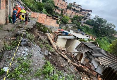 Desabamento em Sabará (MG) soterra criança e deixa outras 4 pessoas feridas
