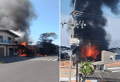 Piloto morre em queda de avião de pequeno porte sobre casa no Rio Grande do Sul