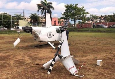Helicóptero da TV Globo faz pouso forçado em Belo Horizonte