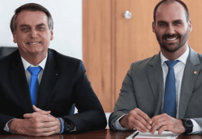 Eduardo Bolsonaro xinga pai em conversas divulgadas pela PF 