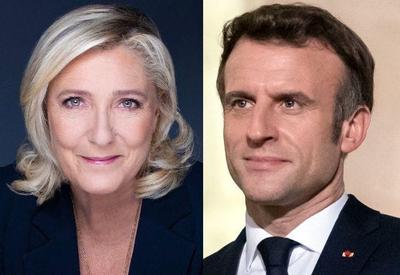 Macron e Le Pen participam de debate decisivo para 2º turno