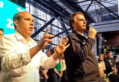 Em Santa Catarina, Bolsonaro pede votos a Jorginho Mello (PL)