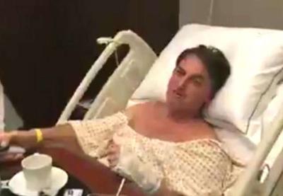 Em recuperação no hospital, Bolsonaro grava vídeo assistindo Chaves