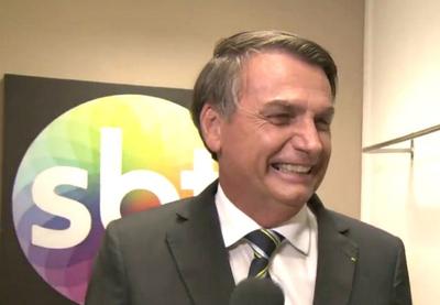 Em visita ao SBT, Bolsonaro participa do Programa Silvio Santos e defende mudanças na Previdência
