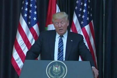 Em visita à Cisjordânia, Donald Trump condena ataque em Manchester