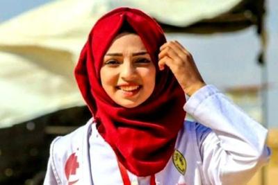 Enfermeira palestina morta por forças de Israel causa comoção na Faixa de Gaza