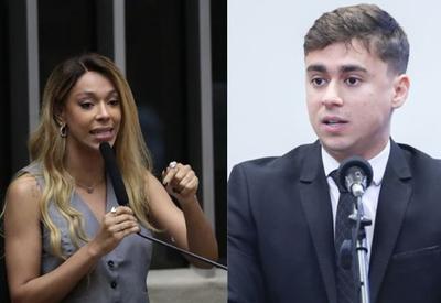 Erika Hilton processa Nikolas Ferreira por crime de transfobia e cobra indenização de R$ 5 milhões
