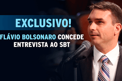 Exclusivo! Senador eleito Flávio Bolsonaro concede entrevista ao SBT 