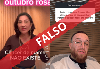 Médicos são investigados por espalhar fake news sobre câncer de mama
