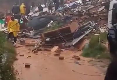 Sobe para 8 número de mortes no RJ em decorrência da chuva; 90 pessoas foram resgatadas com vida