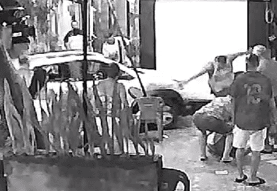 Motorista de aplicativo é preso após jogar carro contra dez pessoas em Nova Iguaçu (RJ)