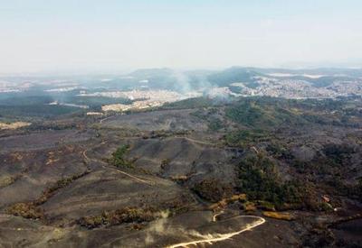 Após incêndio, drone será usado para estimar destruição em Parque do Juquery