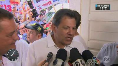 Fernando Haddad passa o último dia de campanha no Nordeste