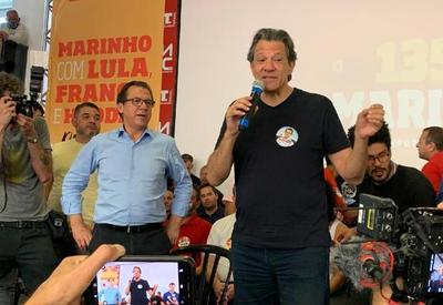 Fernando Haddad faz campanha no ABC; Tarcísio e Garcia vão para interior de SP