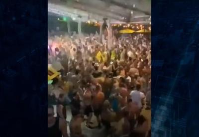 Polícia interdita festa com 2 mil pessoas em clube do RJ