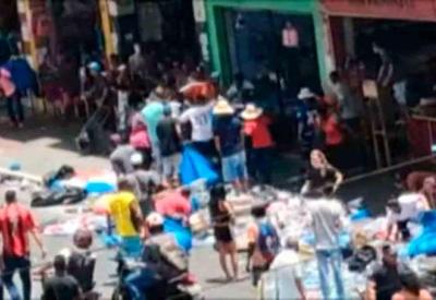 Vídeo: pancadaria entre camelôs no centro de São Paulo