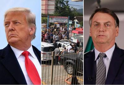 Resumo da semana: audiência de Trump, ataque em SC e depoimento de Bolsonaro