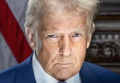 Retrato oficial de Trump como 47º presidente dos EUA é divulgado