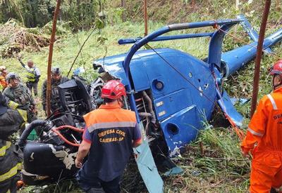 "Piloto se desorientou por causa do mau tempo", diz PM sobre queda de helicóptero em SP