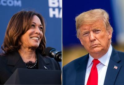 Eleições nos EUA: Kamala e Trump empatam na primeira urna apurada