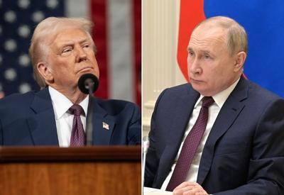Trump diz estar 'nervoso' com Putin por impasse nas negociações de paz na Ucrânia 