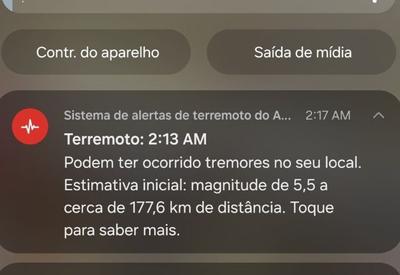 Moradores de SP recebem alerta de terremoto; Defesa Civil nega ocorrência