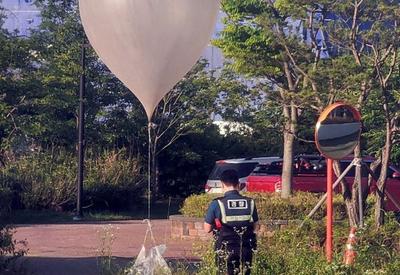 Coreia do Norte envia mais 300 balões com lixo para Coreia do Sul