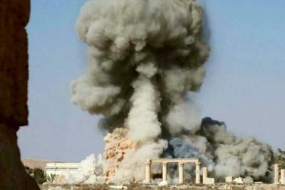Fotos mostram destruição de templo histórico na Síria