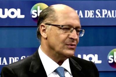 Geraldo Alckmin comenta prisão de Azeredo durante sabatina 
