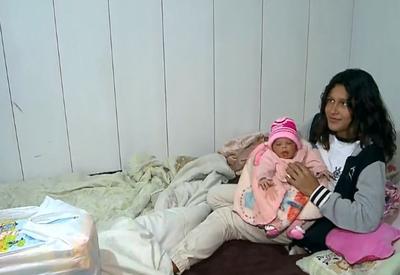 Com hospitais alagados, gestantes e recém-nascidos são atendidos em abrigos no RS
