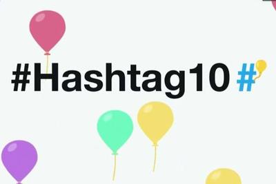 Hashtag completa 10 anos de sua criação 