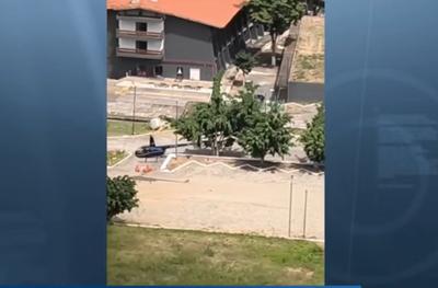 Helicóptero cai com quatro pessoas a bordo no interior de Paraíba