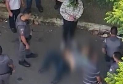 Pai de aluno é baleado durante arrastão em frente a escola na zona sul de SP