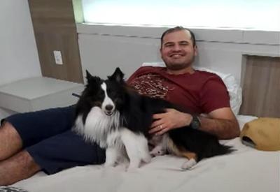 Casal leva cachorro para lua de mel em resort no interior de SP e ele foge