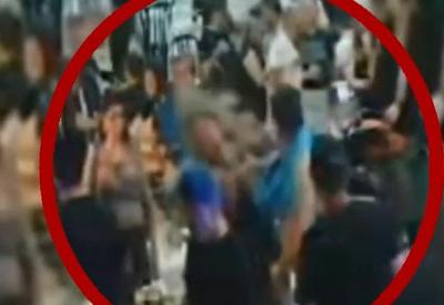 Oficial de Justiça é flagrado agredindo mulher em festa no Tocantins