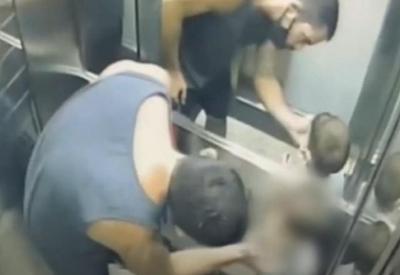 Imagens mostram padrasto agredindo criança de quatro anos em Niterói