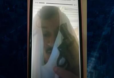 Armado, homem envia vídeo à ex com ameaças de morte